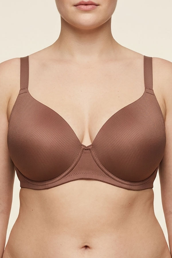 90086 D/DD Cup Satin Wire-Free Bra – Adjustable Straps, 3 Piece Prepack