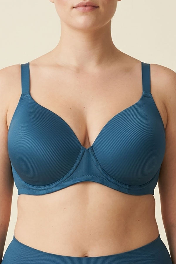 90086 D/DD Cup Satin Wire-Free Bra – Adjustable Straps, 3 Piece Prepack