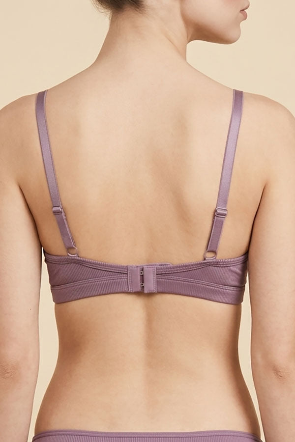 90087 B/C Cup Women’s Satin Ribbed Wireless Bra with Adjustable Straps – 3 Piece Prepack