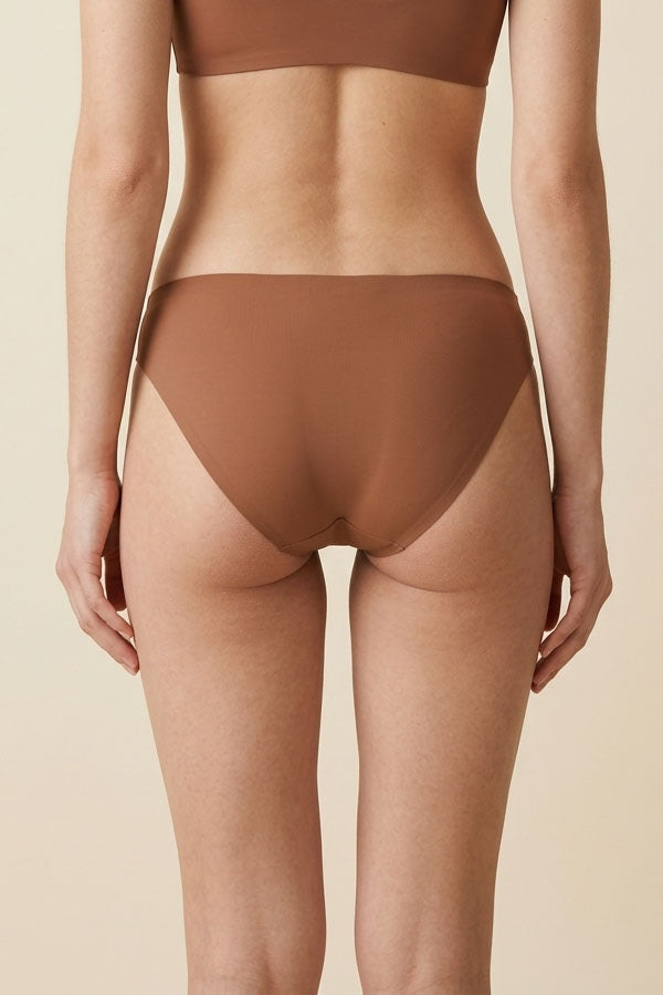90088 6 Piece Sleek Design Laser Cut Panty with Clear Side Bands