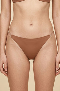 90088 6 Piece Sleek Design Laser Cut Panty with Clear Side Bands