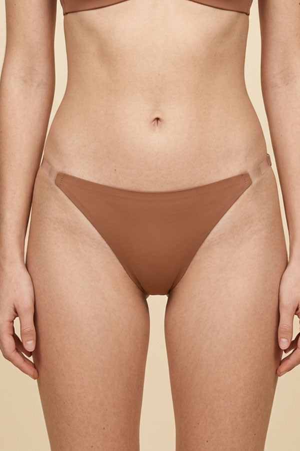 90088 6 Piece Sleek Design Laser Cut Panty with Clear Side Bands
