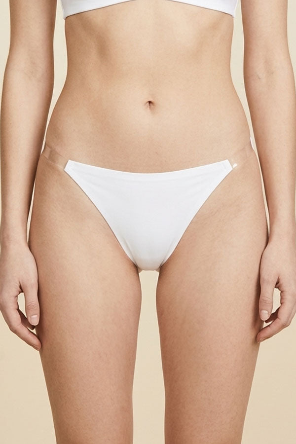 90088 6 Piece Sleek Design Laser Cut Panty with Clear Side Bands