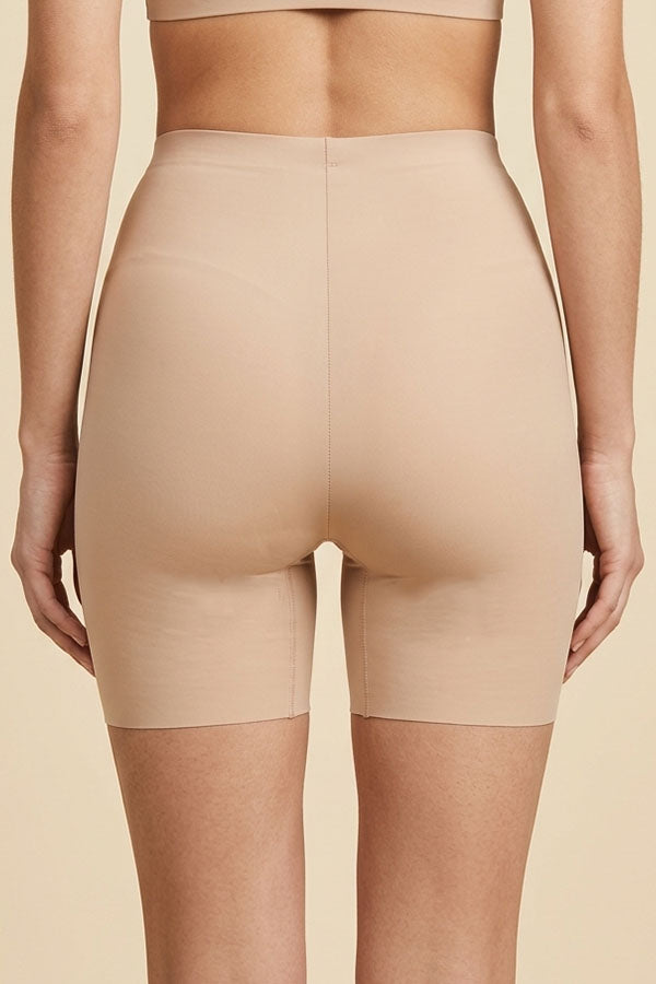 90092 Women’s Seamless Boyshort Underwear – Raw Cut Leg Stretch Panty