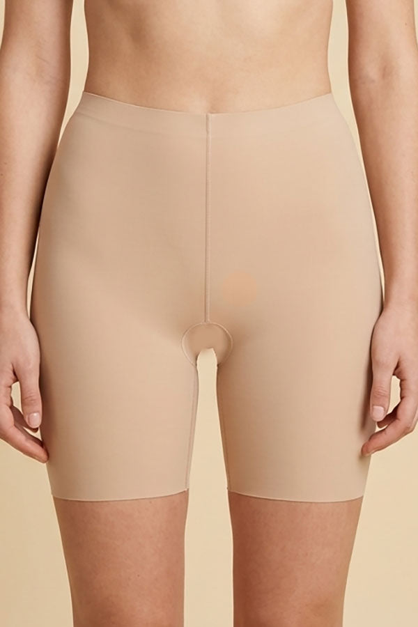 90092 Women’s Seamless Boyshort Underwear – Raw Cut Leg Stretch Panty
