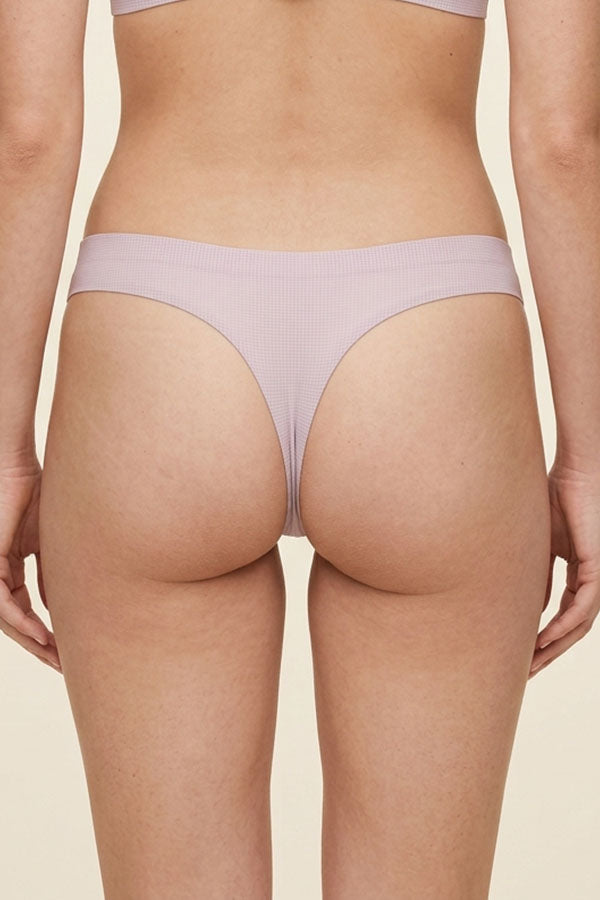 90094 Wholesale Women’s Laser Cut Thong Panties with Crisscross Side Detail – 6PCS Pack