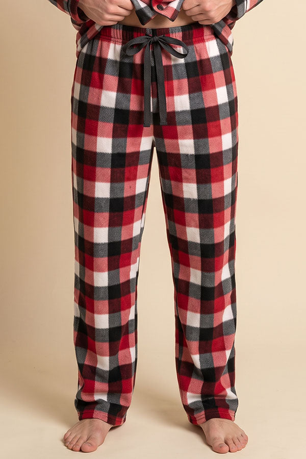 Youmita Wholesale Comfortable & Warm Wear Men's Plaid Pants-6pcs pack