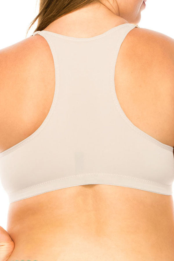 9025 6 Piece Underwire Front Closure Open Front Bra B–DD Cup C01