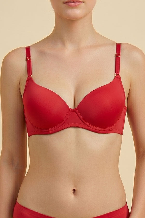 929 6-Pack Underwire, Adjustable Straps Extreme Push-Up Bra A B C Cup C06