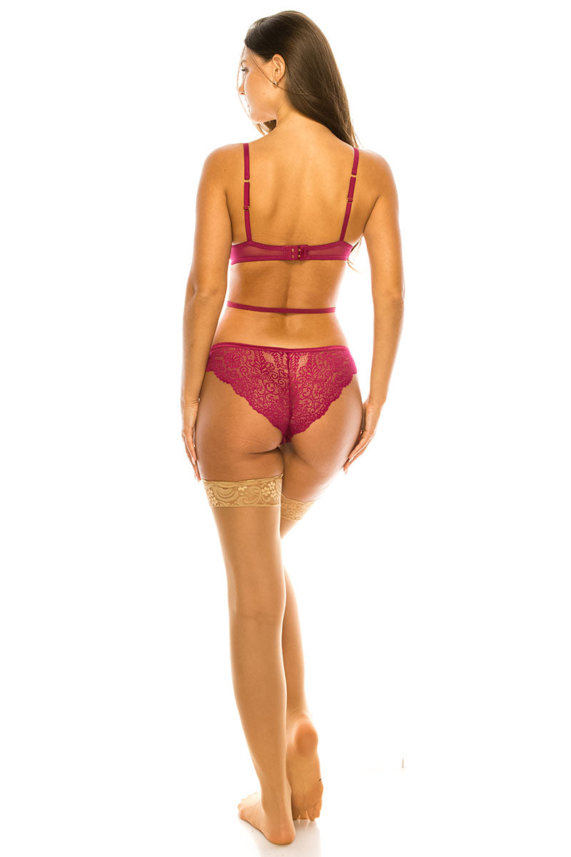 BE271 Lingerie Strappy Teddy