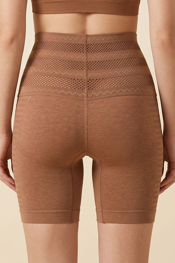 PB4007 High Waist Shaping Biker Shorts for Women – 6 Hangers(12pcs)