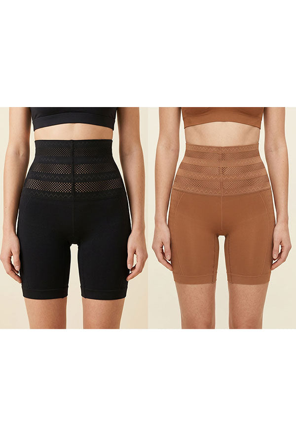 PB4007 High Waist Shaping Biker Shorts for Women – 6 Hangers(12pcs)