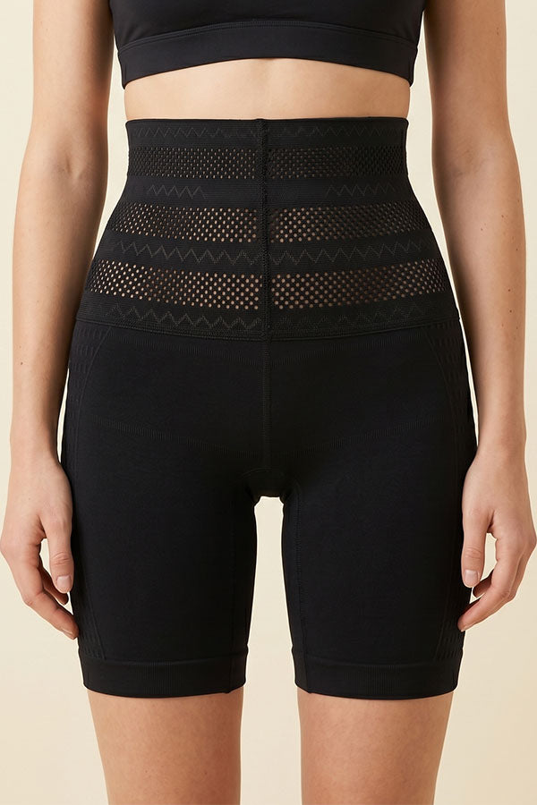 PB4007 High Waist Shaping Biker Shorts for Women – 6 Hangers(12pcs)