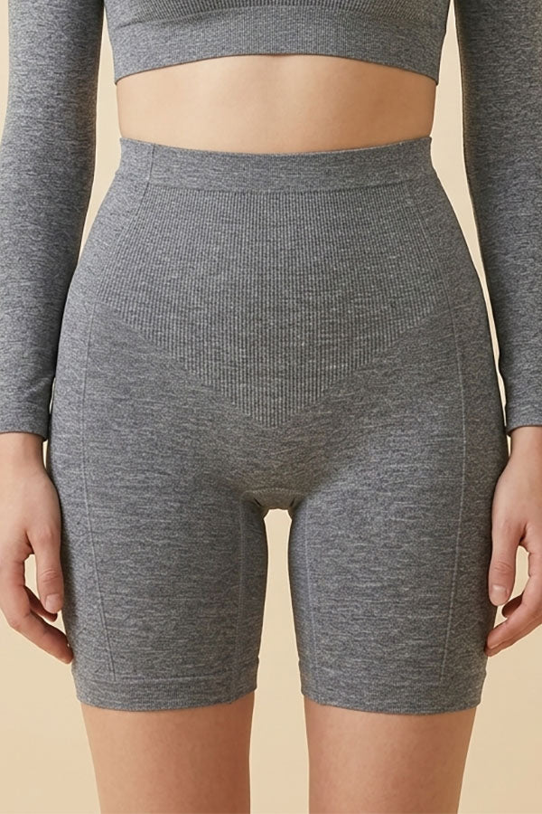 PB4072 Wholesale Thigh Shaping Shorts High Waist Tummy Control Shorts 6 Hanger Pack (12 pcs)
