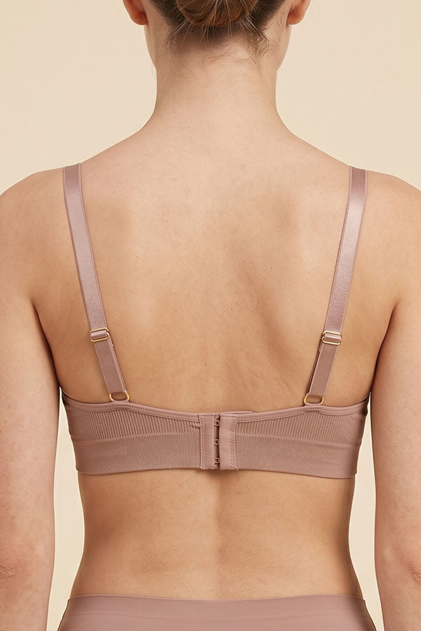 PL-BE5107M 6 Pieces Ultra Comfort Nursing Bra with Adjustable Straps Wire-Free Maternity Bra B-C Cup