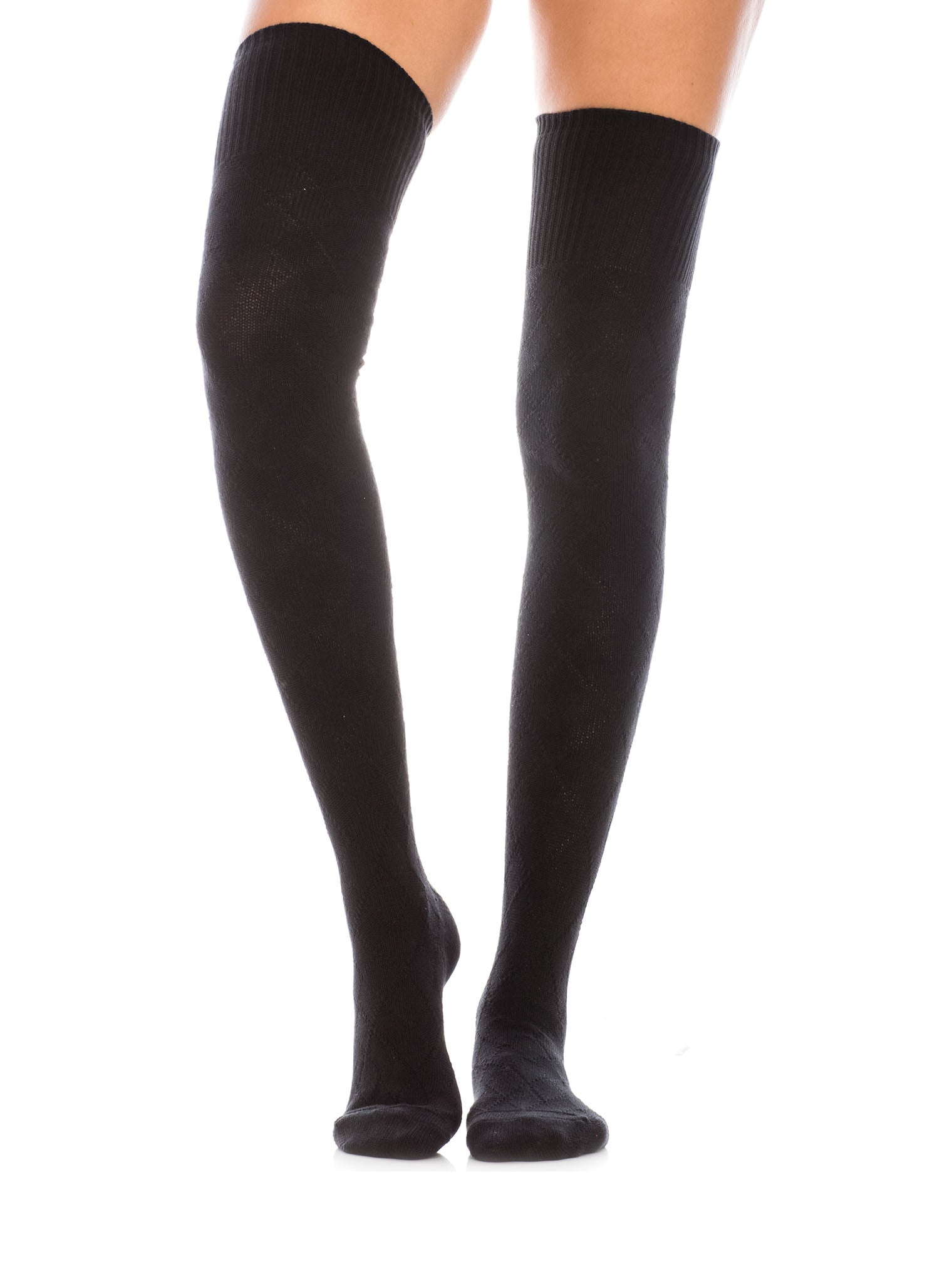 YM42 12 Pairs 80% Cotton, Comfortable Fit, Shoe Size 6-9 Over The Knee-High Socks