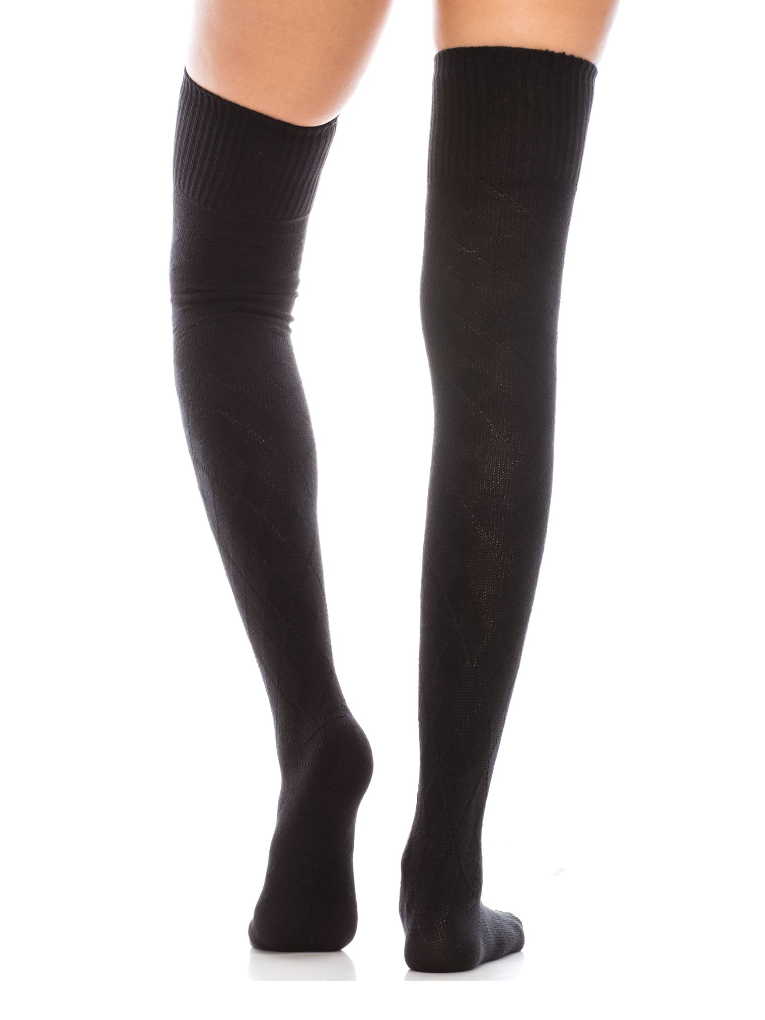 YM42 12 Pairs 80% Cotton, Comfortable Fit, Shoe Size 6-9 Over The Knee-High Socks