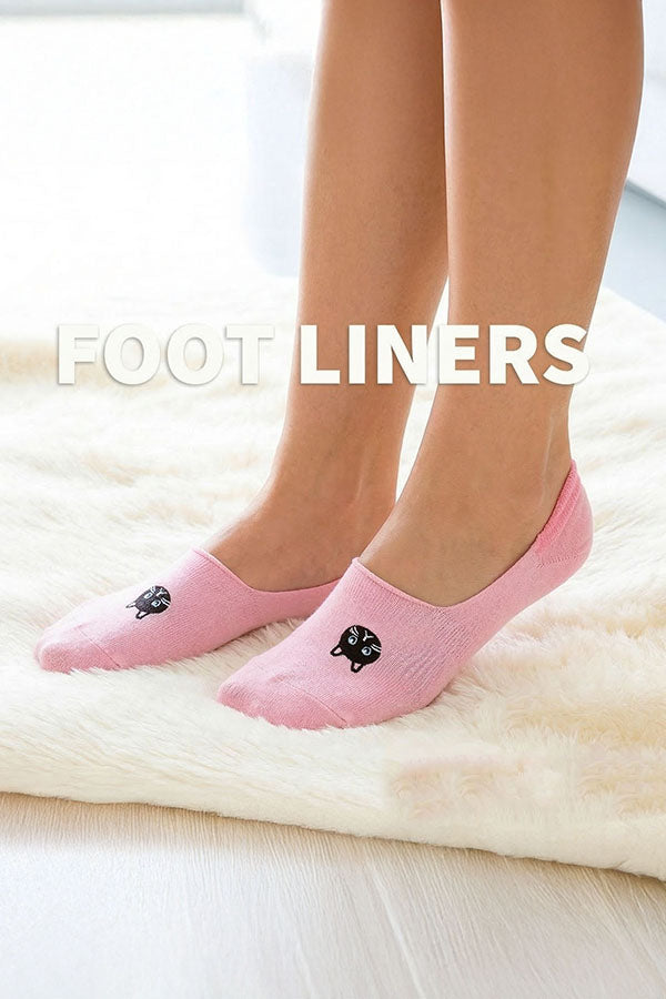 YM79 12 Pairs Cotton Foot Liners – No Show Socks for Women