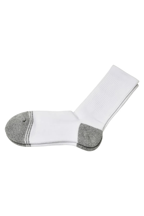 YM96 YM97 Cotton Crew Socks Cushioned Bottom Arch Support Everyday Comfort-12pairs