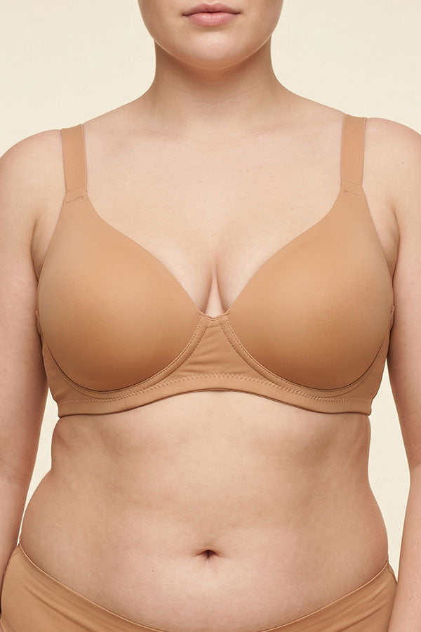 90083 Youmita Wirefree Smooth Support Bra D,DD Cup, 3 Pack