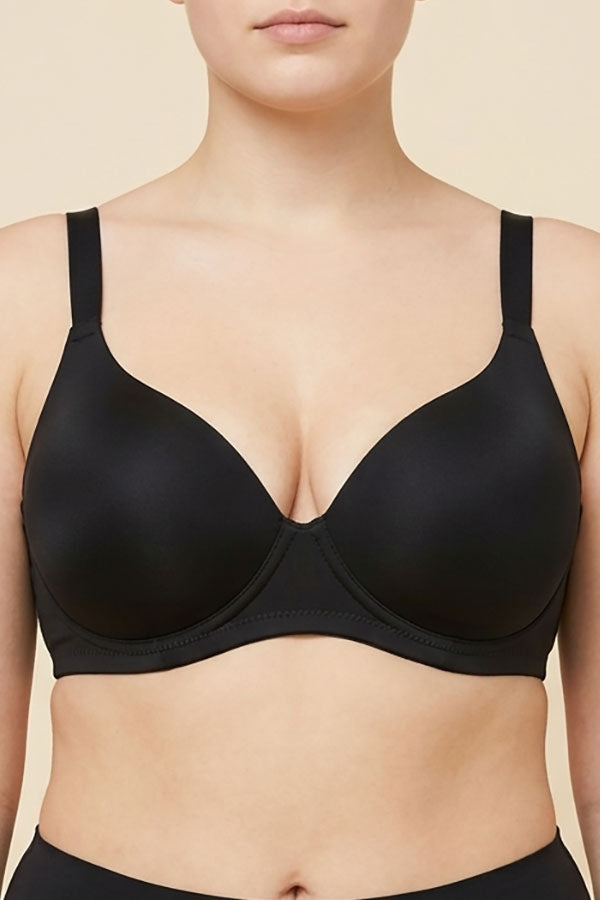 90083 Youmita Wirefree Smooth Support Bra D,DD Cup, 3 Pack